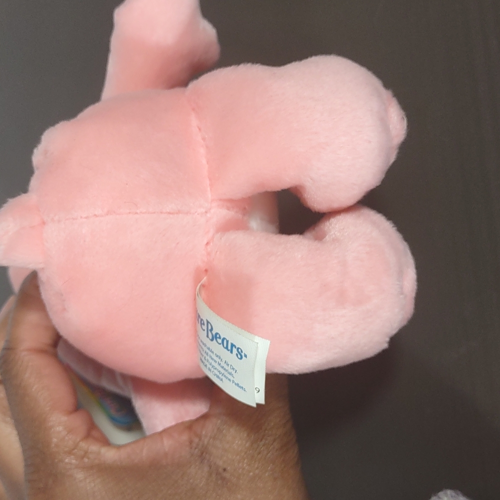 β’Care Bears Cheer Bear pink rainbow 8.5" Plush Plushie Fairy Core Stuff animals - Picture 7 of 16